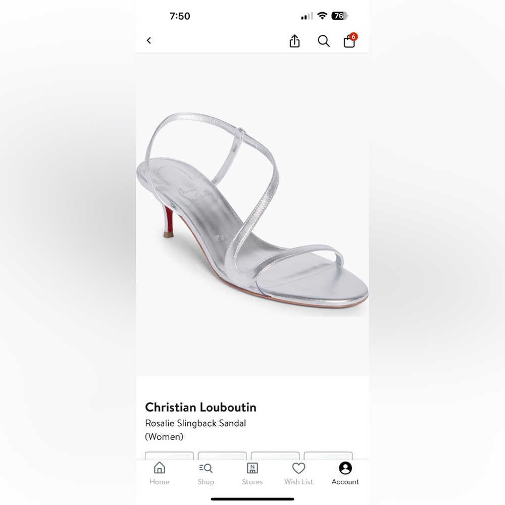 Christian Louboutin Rosalie Slingback Sandals